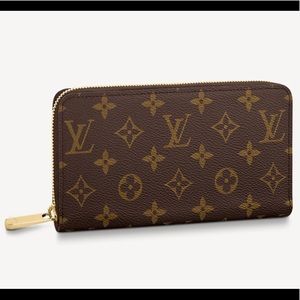 Authentic Louis Vuitton Monogram Zippy Wallet